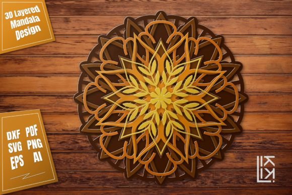 Download 3D Multilayer Mandala SVG Cut File Vol.7 - Multilayer mandala Collection