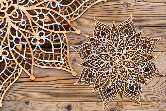 Download Multilayer Mandala Laser Cut SVG - Multilayer mandala Collection