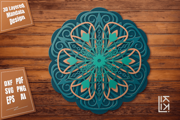 Download Multilayer Mandala SVG Cut File Vol.4 - Multilayer mandala Collection