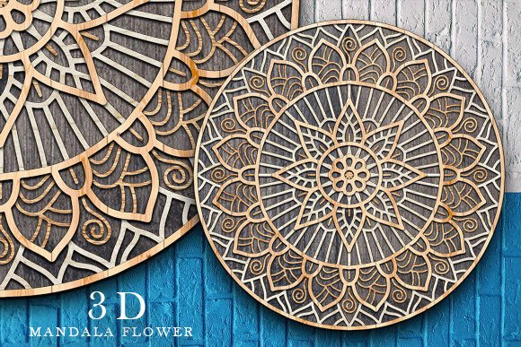 Download Multilayer Mandala Laser Cut SVG - Multilayer mandala Collection