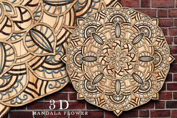 Download Multilayer Mandala Laser Cut SVG - Multilayer mandala Collection