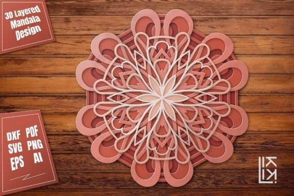 Download 3D Multilayer Mandala SVG Cut File Vol.5 - Multilayer mandala Collection