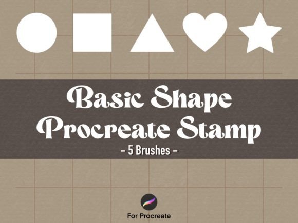 Download 5 Basic Shapes Procreate Brush Stamp - Procreate Collection