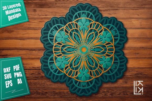 Download Multilayer Mandala SVG Laser Cut Vol.3 - Multilayer mandala Collection