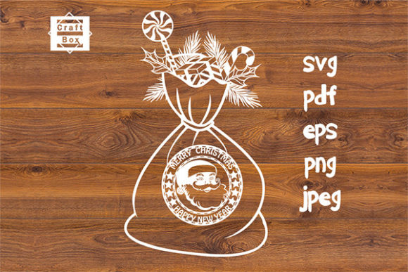 Download Santa Sack Svg, Christmas Gift Svg - Premium Resources